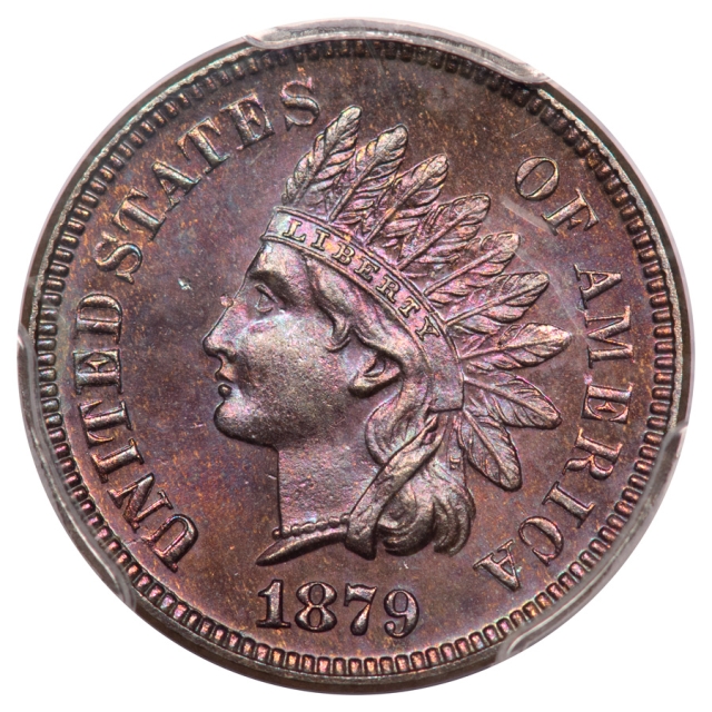 1879 1C Indian Cent - Type 3 Bronze PCGS PR64BN (CAC)