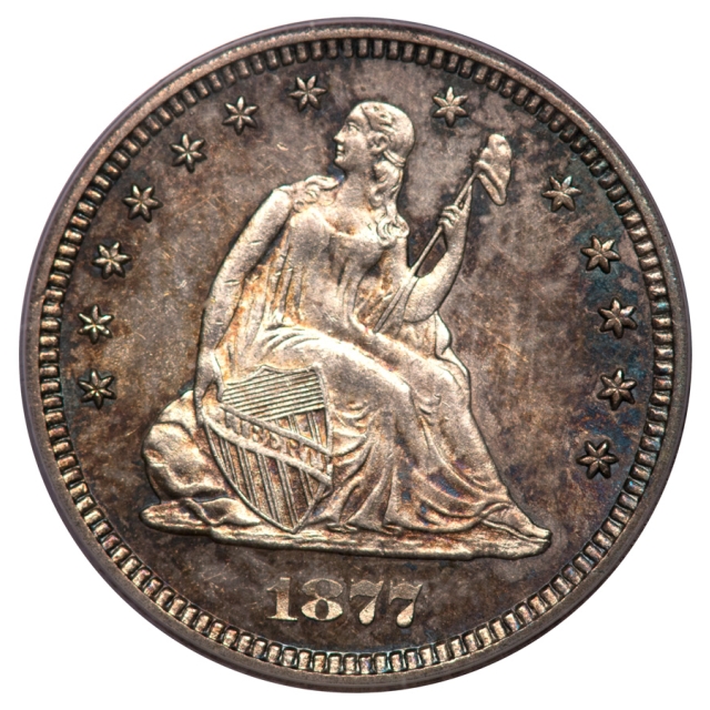 1877-CC 25C Liberty Seated Quarter PCGS MS63