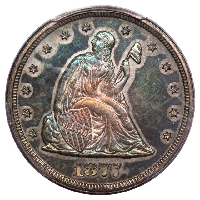 1877 20C Twenty Cent PCGS PR63