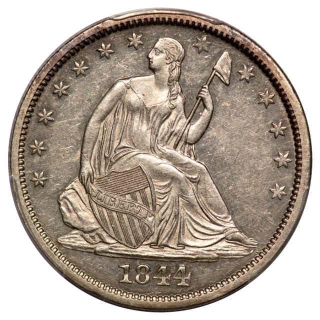 1844-O 50C Liberty Seated Half Dollar PCGS AU58
