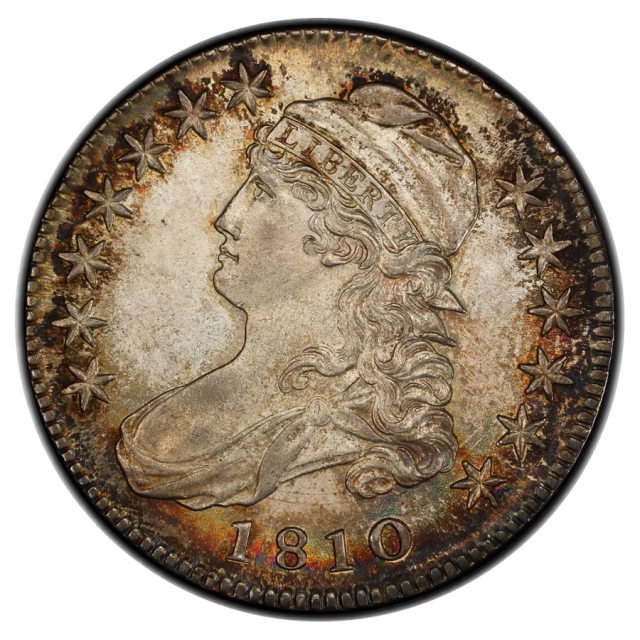 1810 O-104A 50C Capped Bust Half Dollar PCGS MS64 (CAC)
