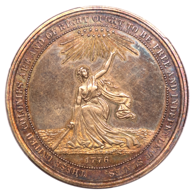 1876 Medal HK-20 U.S. Centennial Exposition So Called Dollar PCGS MS62