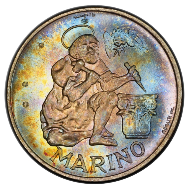 1975 500 L Numismatic Agency Opening San Marino - San Marino PCGS MS67
