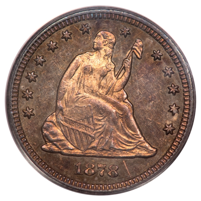 1878-CC 25C Liberty Seated Quarter PCGS MS63