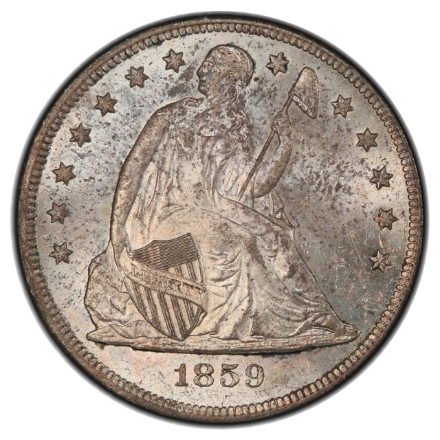 1859-O $1 Liberty Seated Dollar PCGS MS63