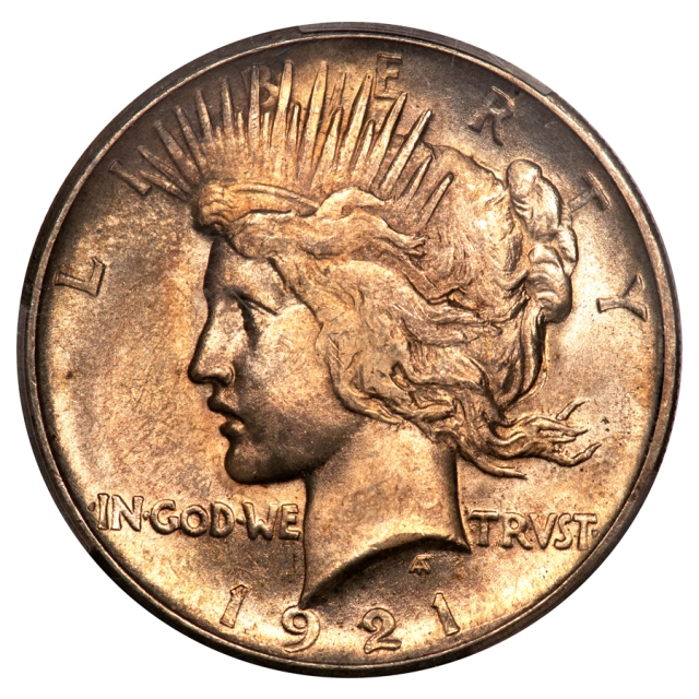 1921 $1 Peace Dollar - Type 1 High Relief PCGS MS65 (CAC)