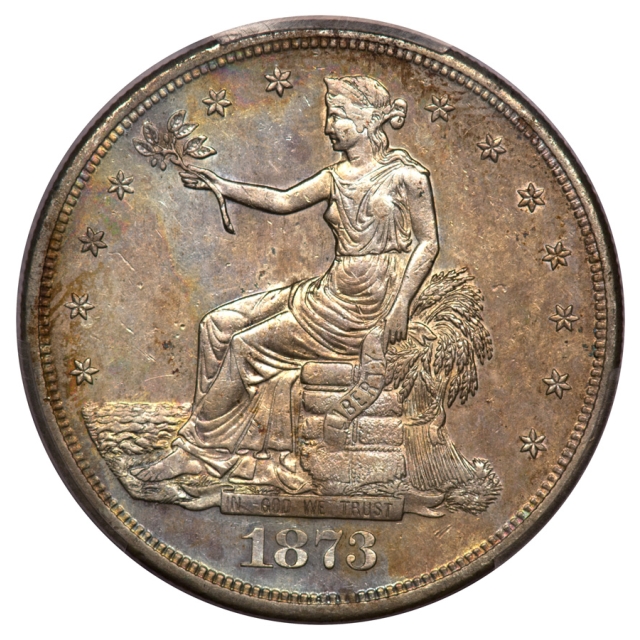 1873-S T$1 Trade Dollar PCGS AU53