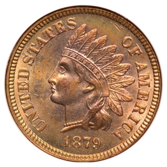 1879 Bronze Indian Cent 1C NGC FATTY MS63RD (CAC)