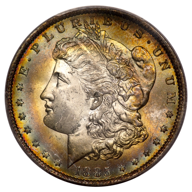 1885-O $1 Morgan Dollar PCGS MS65+
